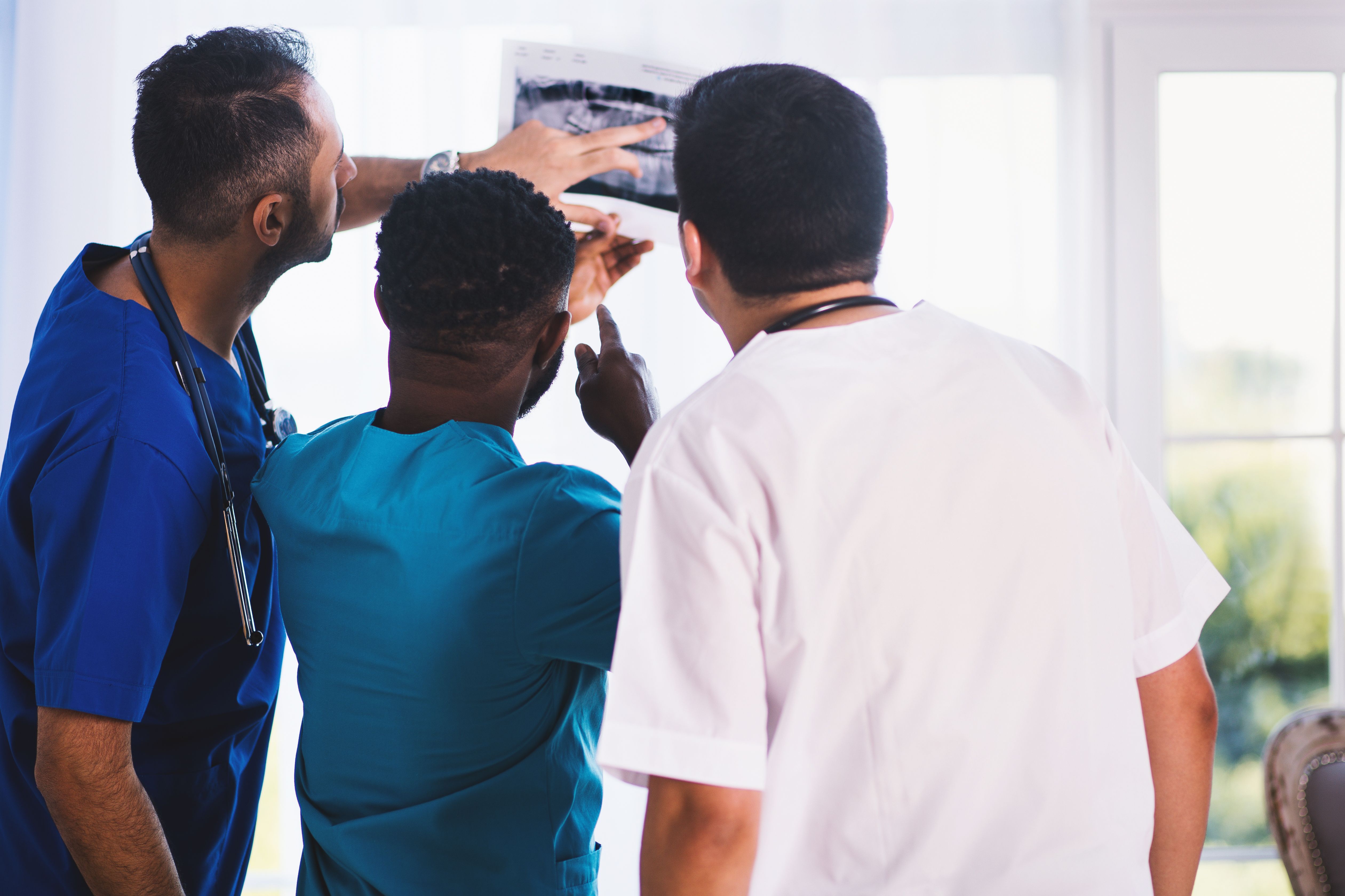 Interprofessional collaboration in healthcare — care team working together